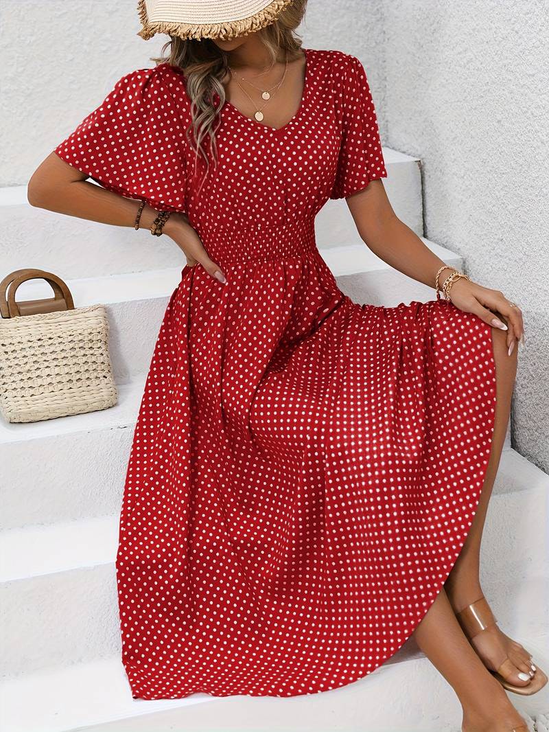 – ganz lässiges kurzarmkleid