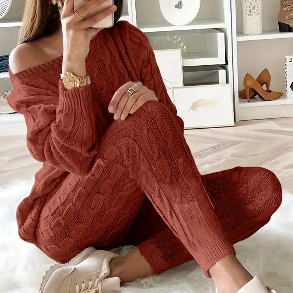 WW | Strickpullover Und Hosen Satz