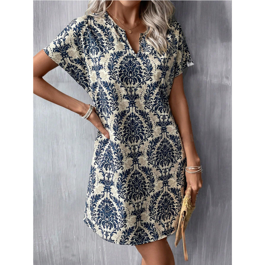 WW | Weinlese Kleid Mit Blumendruck Für Den Frühling