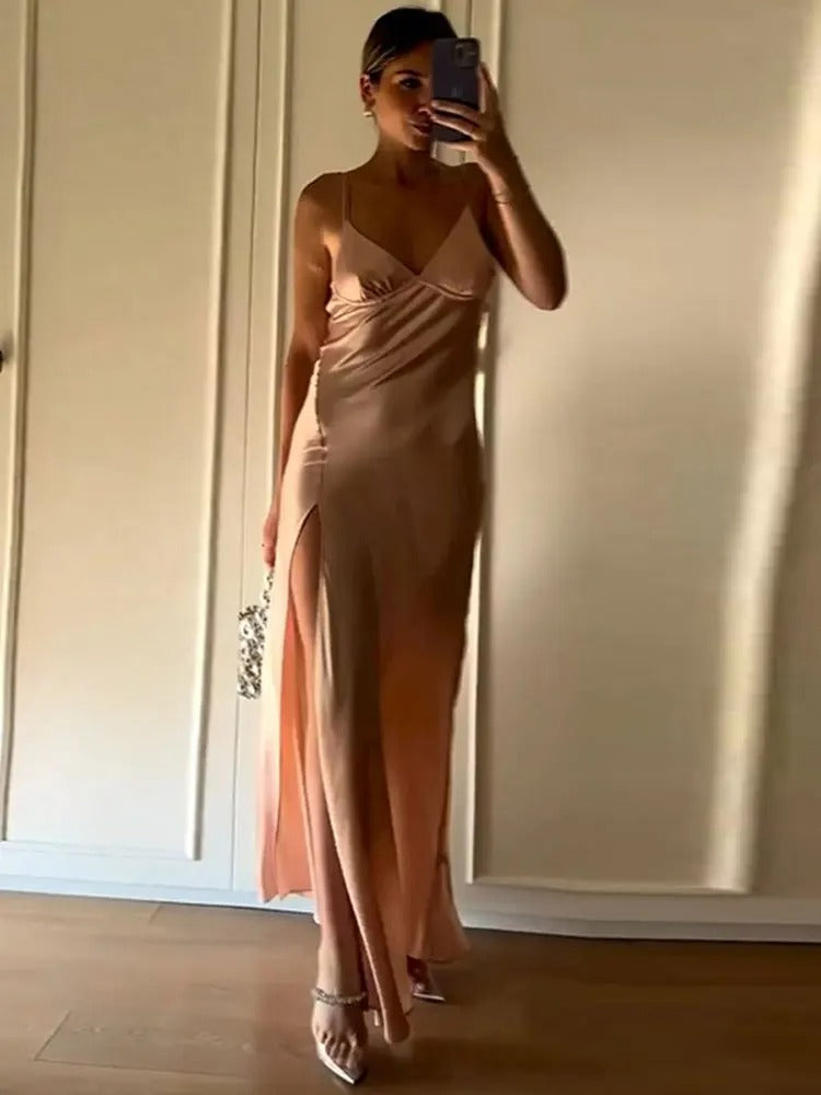 Merche Partykleid mit hohem Schlitz