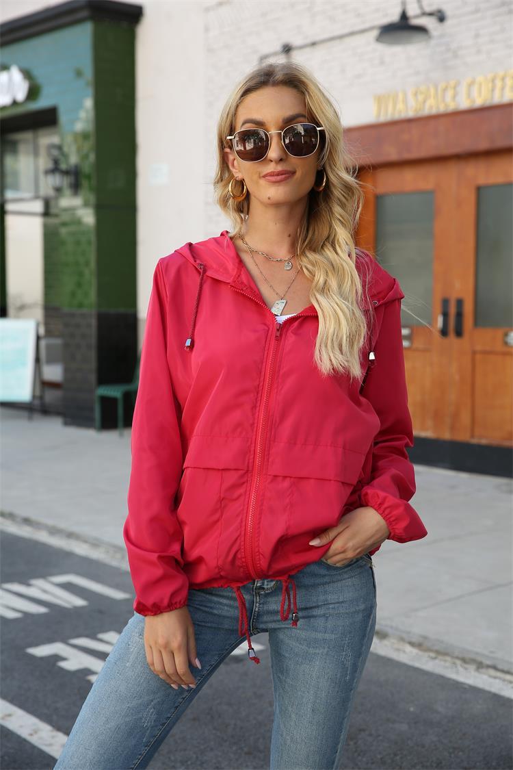 WW | Winddichte Sommerjacke Mit Kapuze