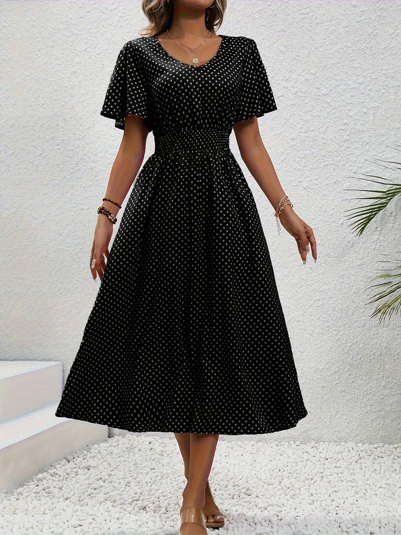 – ganz lässiges kurzarmkleid