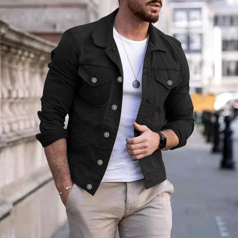 WW | Zeitlose Klassische Herren Jeansjacke Strapazierfähig Und Stilvoll