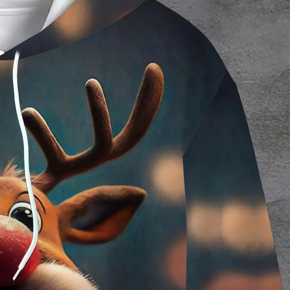 WW | Weihnachten Rentier Kapuzenpulli Für Männer