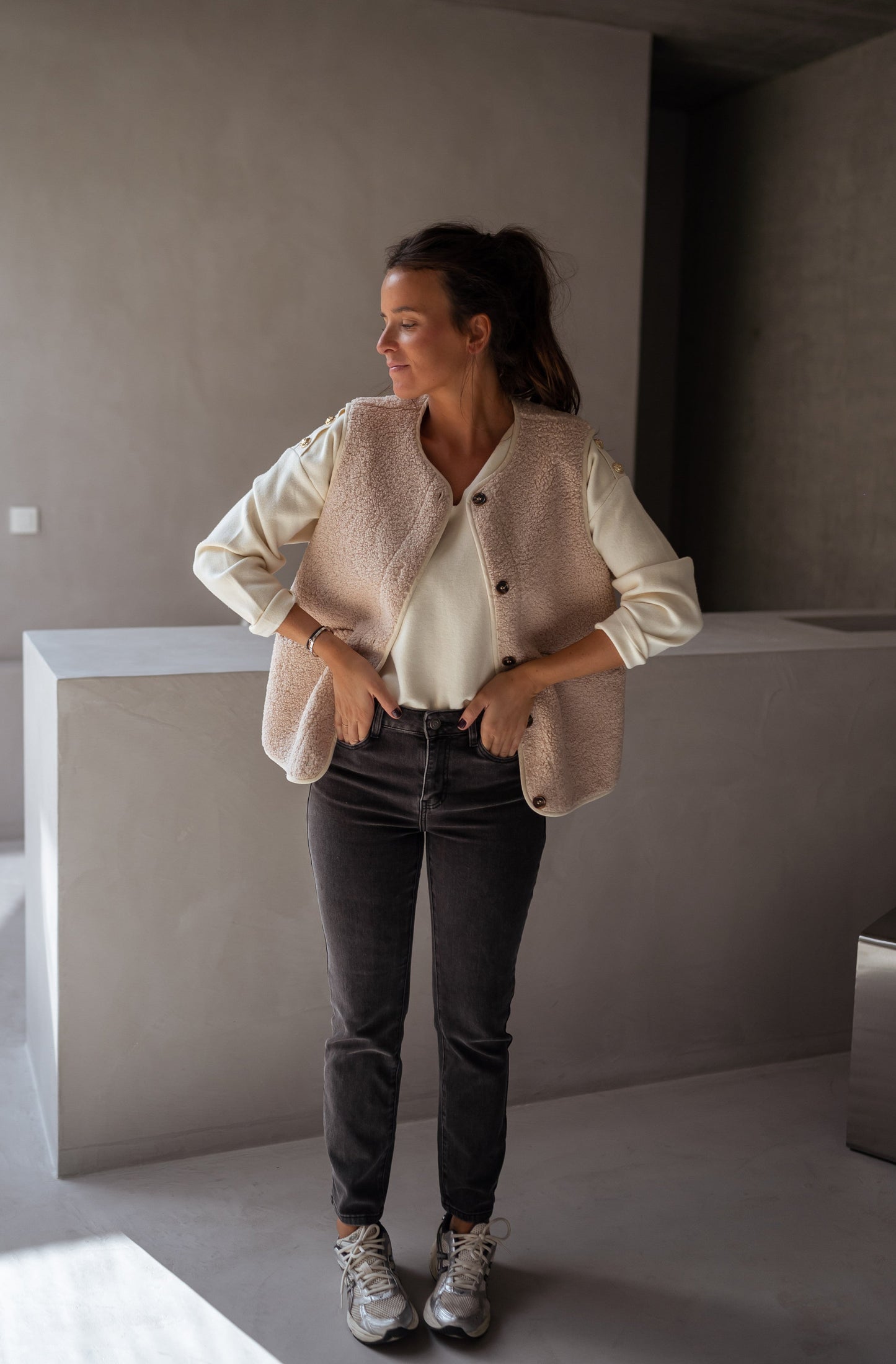 WW | Weste Damen Aus Weichem Stoff