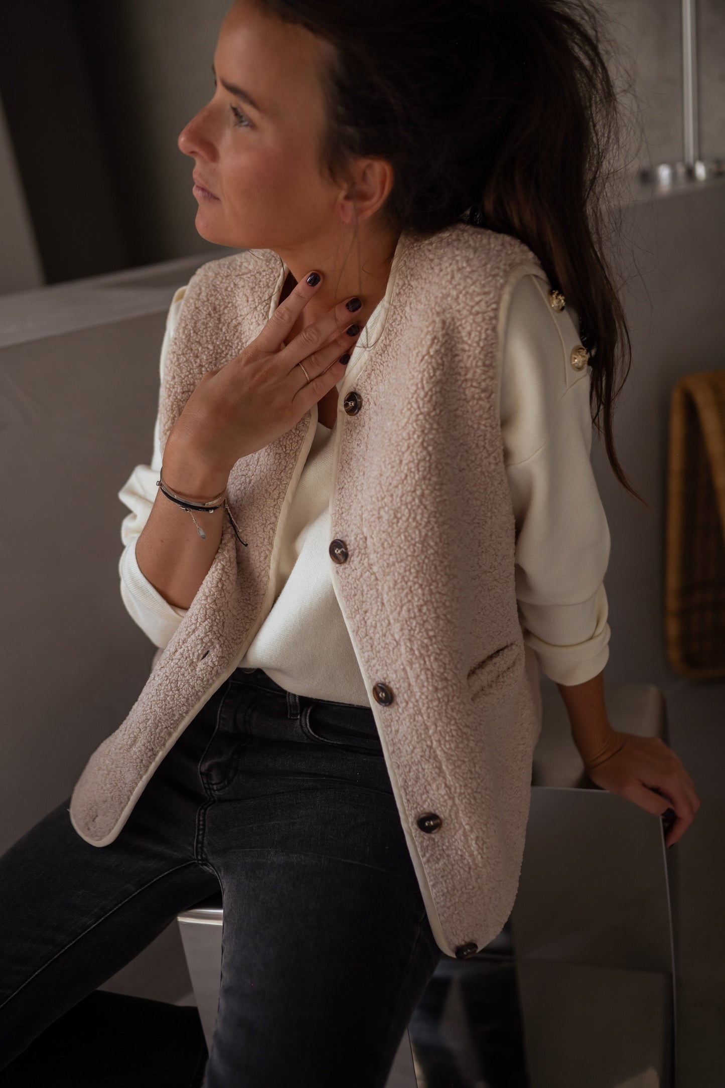 WW | Weste Damen Aus Weichem Stoff