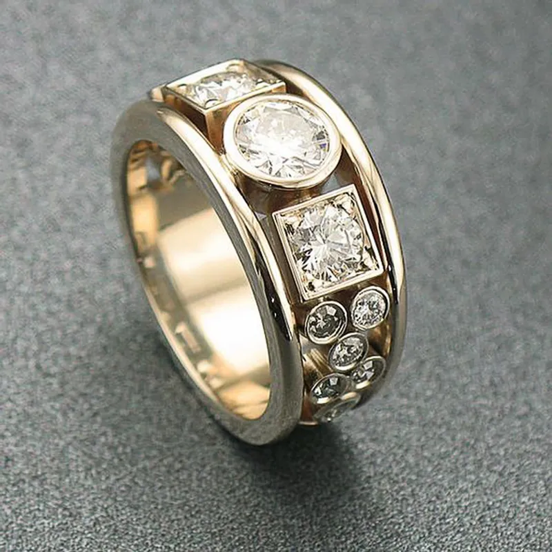 WW | Weinlese Aus Gold Mit Zirkonia