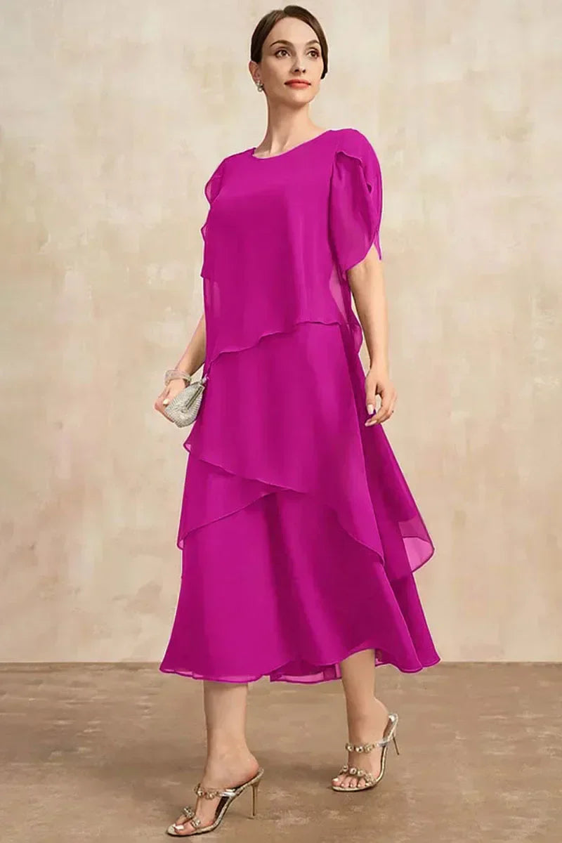 WW | Zeitloses Kleid Aus Fließendem Chiffon