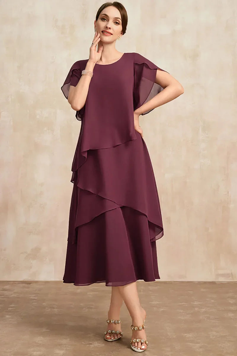 WW | Zeitloses Kleid Aus Fließendem Chiffon