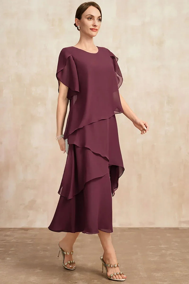 WW | Zeitloses Kleid Aus Fließendem Chiffon