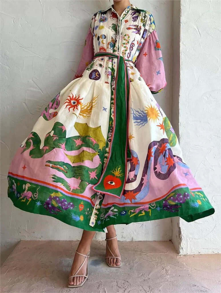 WW | Zeitloses Italienisches Kleid Mit Eleganz