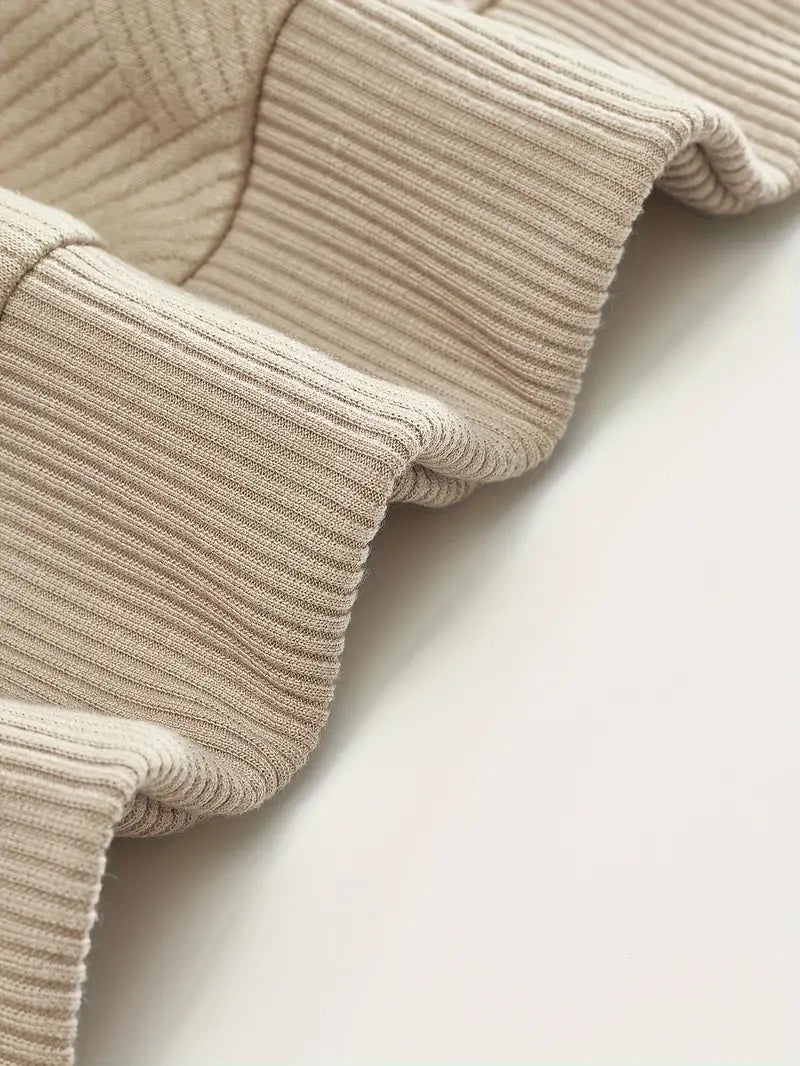 WW | Weinlese Pullover Mit Reißverschluss