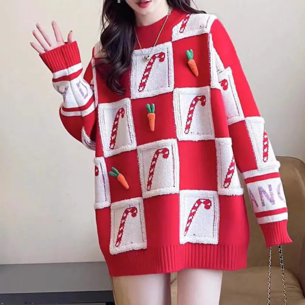 WW | Weihnachtsstrickpullover Für Damen