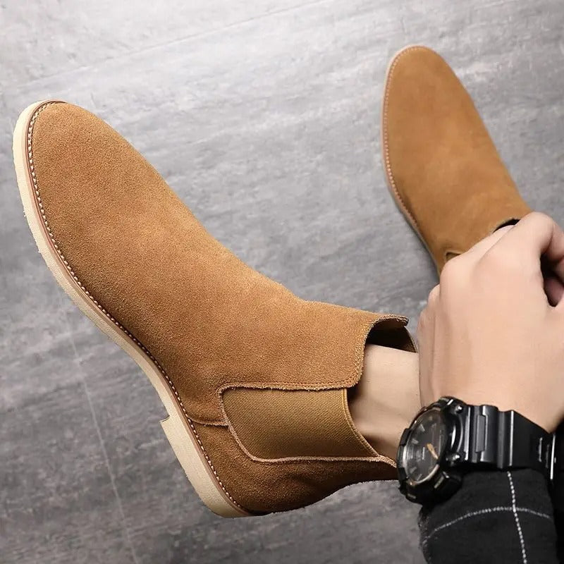 WW | Wildlederstiefel mit Vintage-Charme