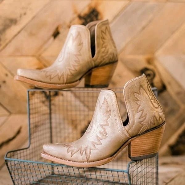 Cowboy-Stiefeletten mit Absatz