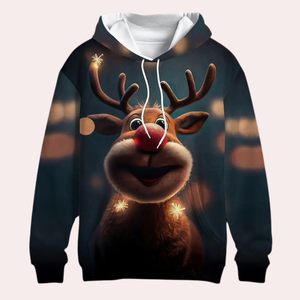 WW | Weihnachten Rentier Kapuzenpulli Für Männer