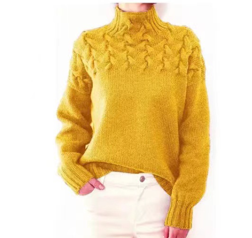 WW | Warmer Skandinavischer Strickpullover Für Damen