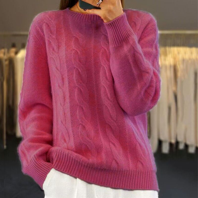 WW | Warmer Und Weicher Handgefertigter Strickpullover