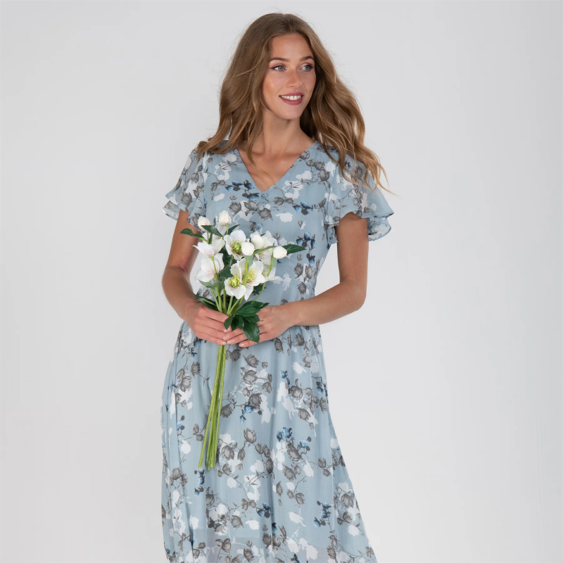 WW | Weinlese Blumenkleid