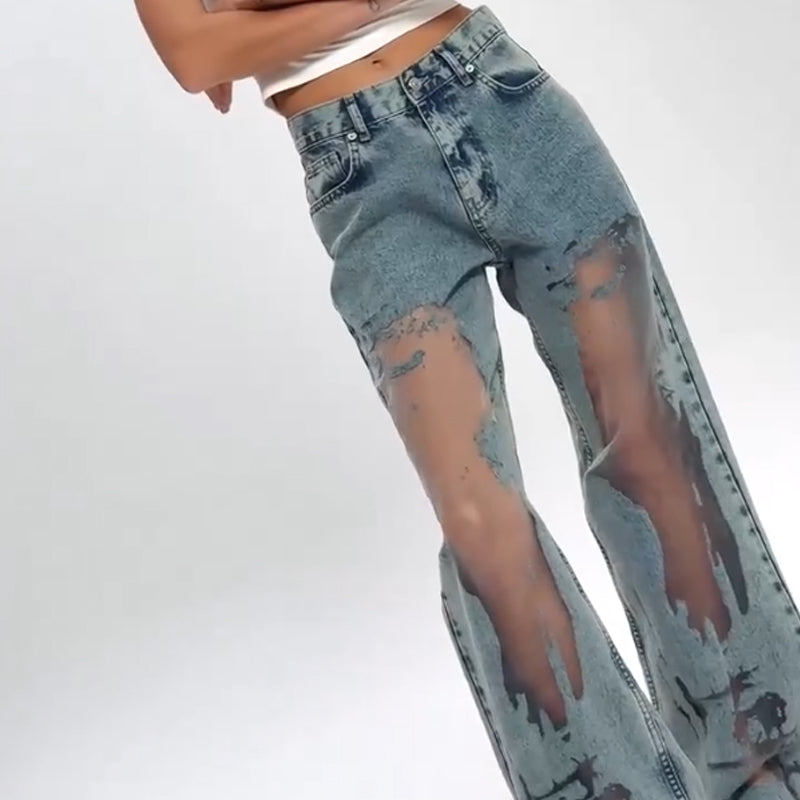 WW | Weinlese Patchwork Jeans