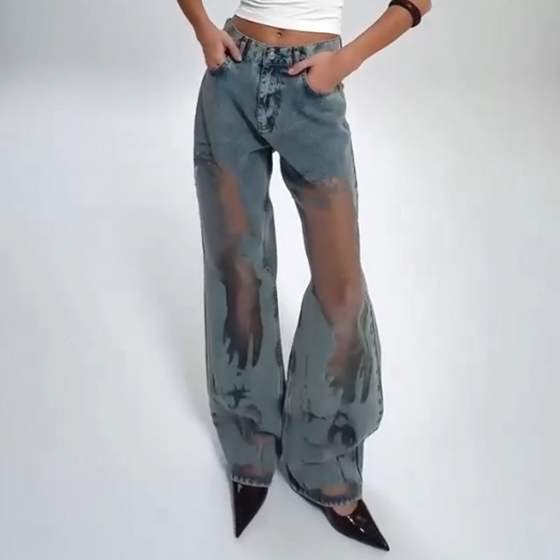WW | Weinlese Patchwork Jeans