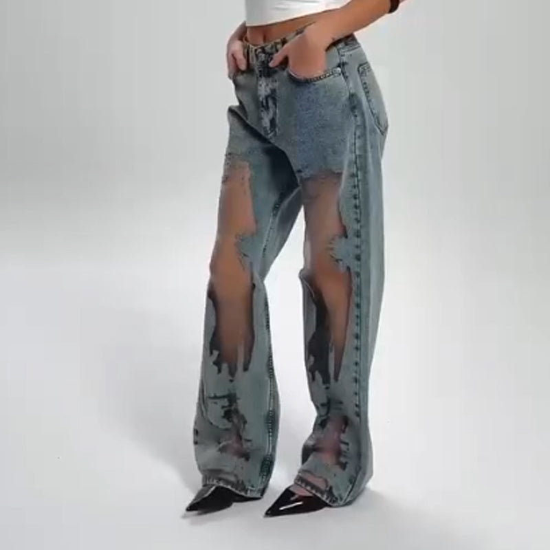 WW | Weinlese Patchwork Jeans