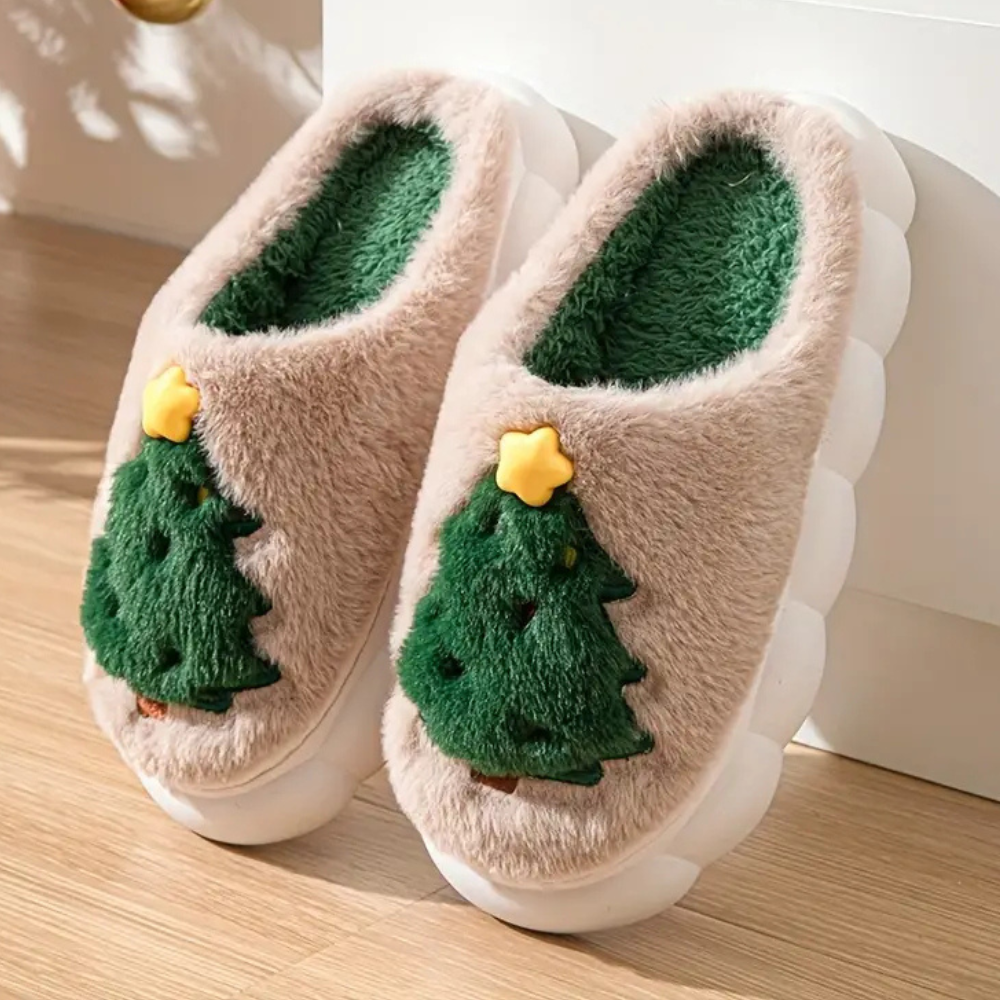 WW | Weiche Weihnachtshausschuhe Für Frauen