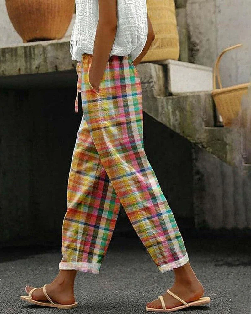 WW | Weit Geschnittene Damen Lounge Hose Lässig