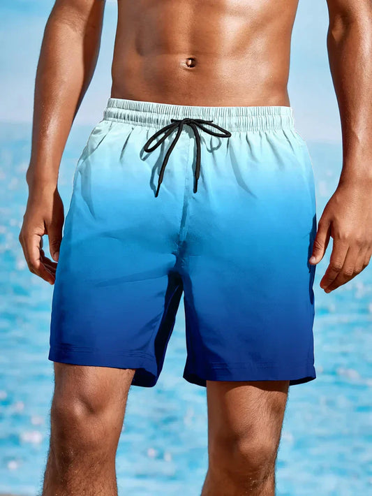 Carter - Strandshorts mit Farbverlauf