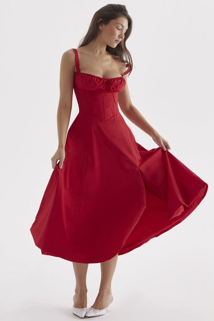 Zeitlos Neue Frauen Floral Print Kleid mit Riemen