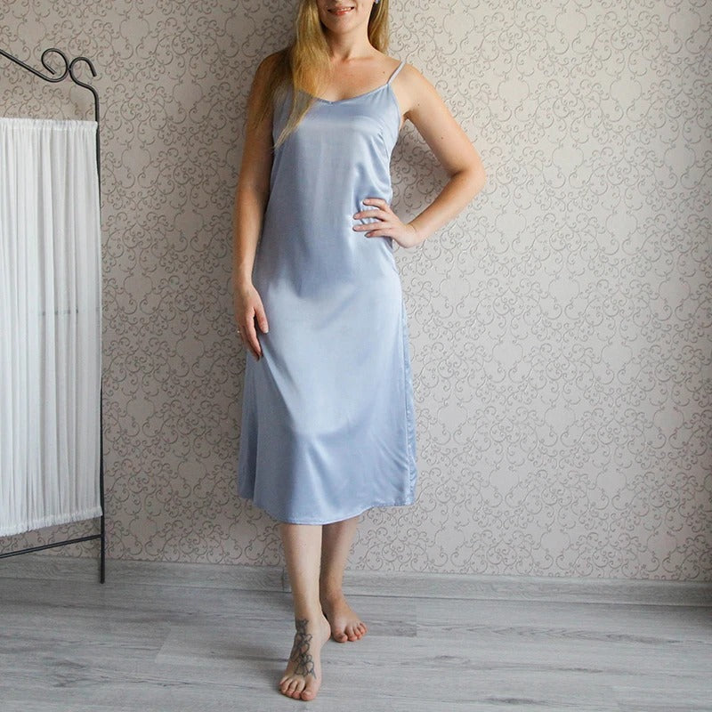 Merche rückenfreies Sommerkleid mit V-Ausschnitt