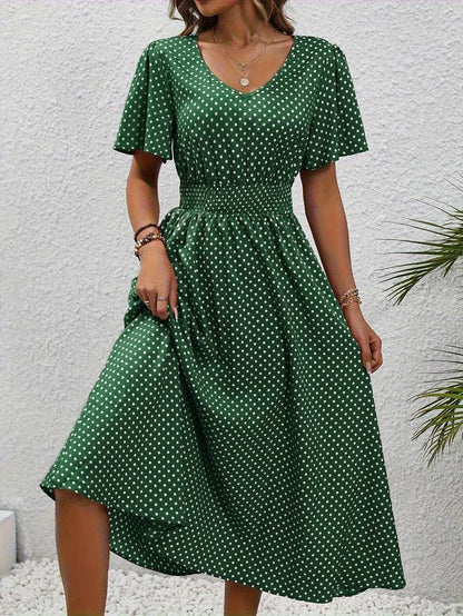 – ganz lässiges kurzarmkleid