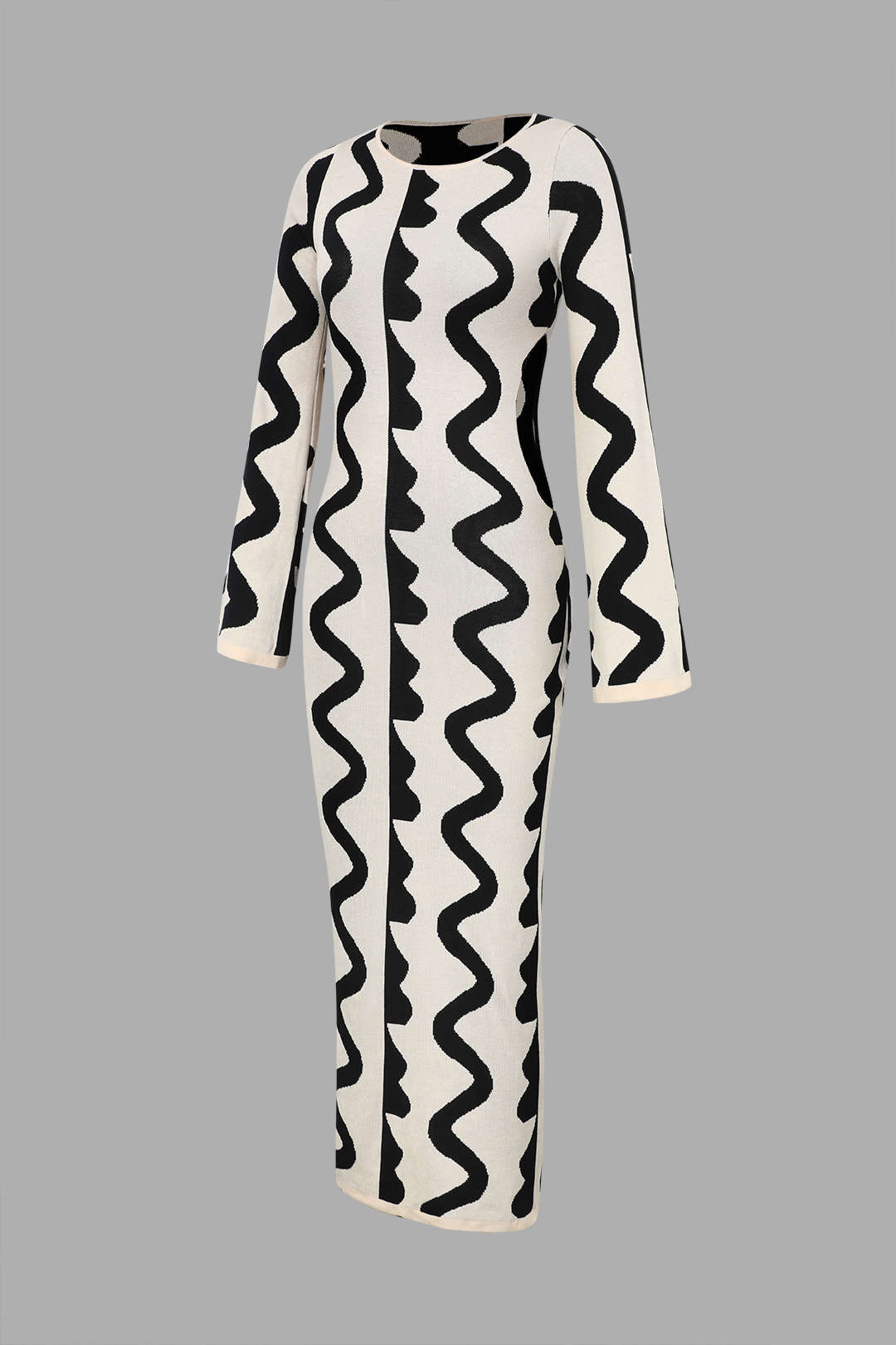 Gestricktes Maxikleid für Damen