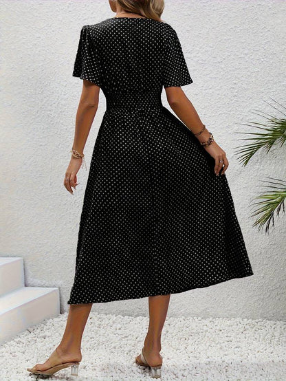 – ganz lässiges kurzarmkleid