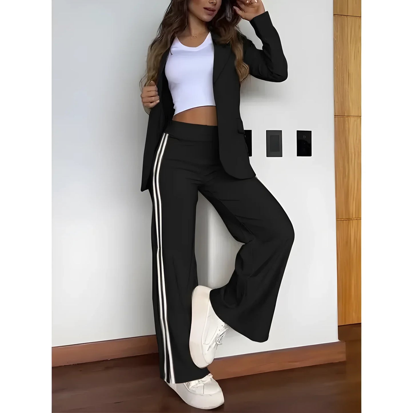 WW | Blazer Und Weite Hosen