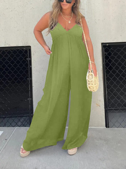 Merche schlichter Jumpsuit mit einfarbigem Stil