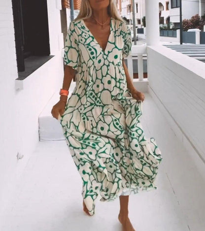 Merche Sommerkleid mit kurzen Ärmeln