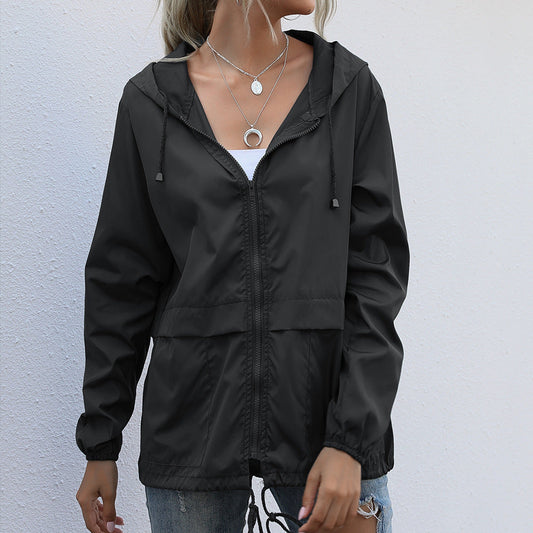 WW | Winddichte Sommerjacke Mit Kapuze