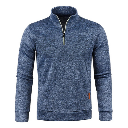 WW | Zeitloser Pullover Mit Reißverschluss Herren Weich & Komfortabel