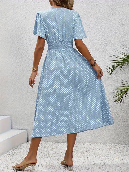 – ganz lässiges kurzarmkleid