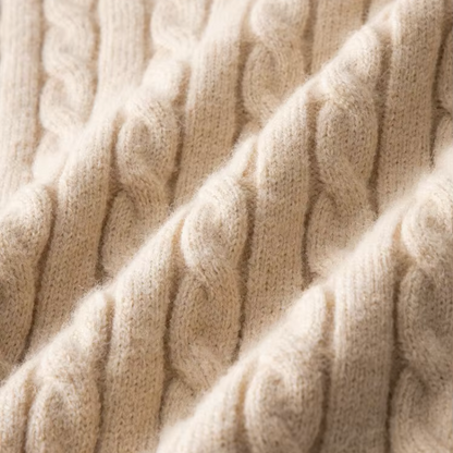 WW | Zopfstrick Pullover Mit Reißverschluss Herren Stilvoll & Bequem