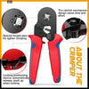 QuickCrimp™ Ratschen-Rohrkabelschuh-Crimpzangen-Set