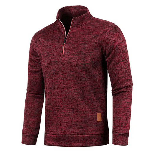 WW | Zeitloser Pullover Mit Reißverschluss Herren Weich & Komfortabel