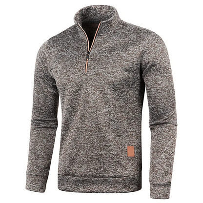 WW | Zeitloser Pullover Mit Reißverschluss Herren Weich & Komfortabel