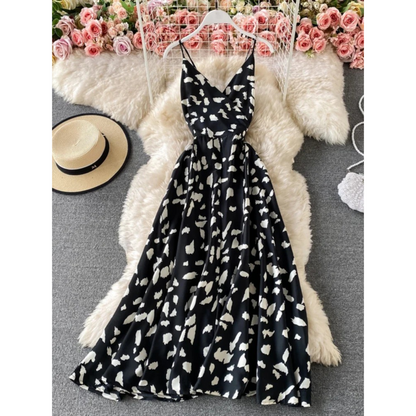 Merche ärmelloses Sommerkleid mit V-Ausschnitt