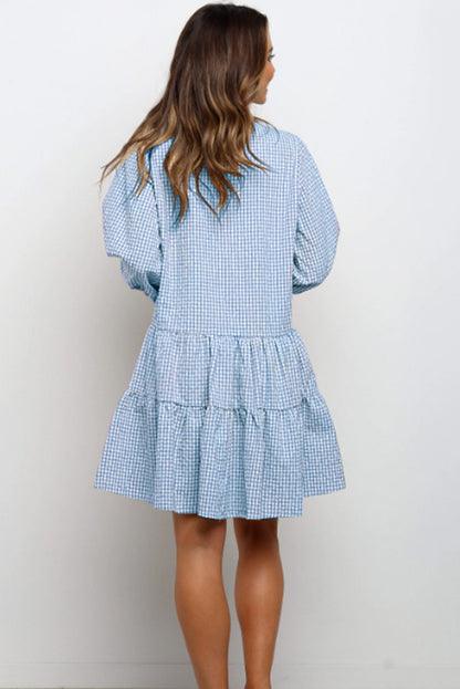 WW | Wunderschönes Blaues Kleid Für Den Frühling