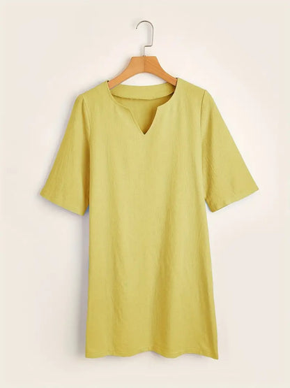 – lässiges kleid mit 3/4-armeln