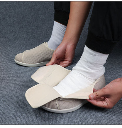 Breite Diabetikerschuhe für geschwollene Füße