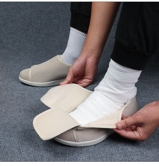 Breite Diabetikerschuhe für geschwollene Füße