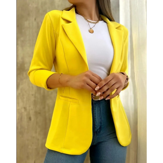 WW | Weinlese Damen Blazer Ohne Schnalle
